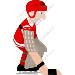 Vibrant Hockey Player