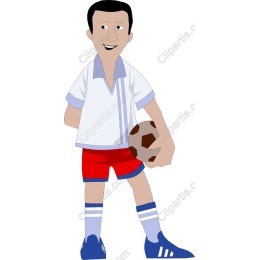 Cheerful Soccer Player