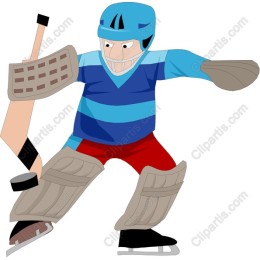 Dynamic Hockey Player Image
