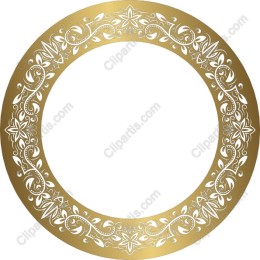 Ornate Gold Decorative Frame