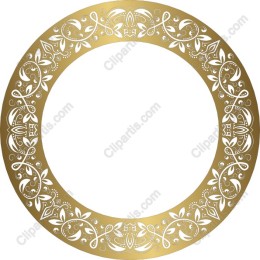 Elegant Gold Ornamental Frame