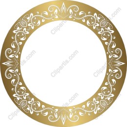 Gold Ornate Decorative Frame