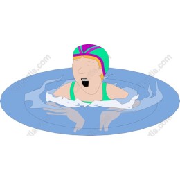 Colorful Swimmer