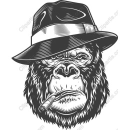 Gorilla in Fedora
