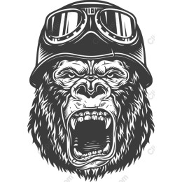 Vintage Gorilla Helmet