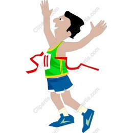 Victory Run: of a Celebrating Athlete
