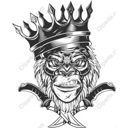 Fierce Gorilla King
