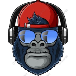 Cool Gorilla Head