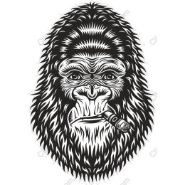 Gorilla with Cigar