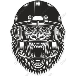 Fierce Gorilla Football Helmet