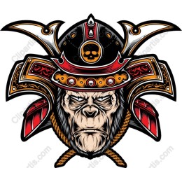Fierce Gorilla Samurai