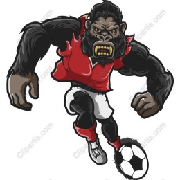 Gorilla Football Player