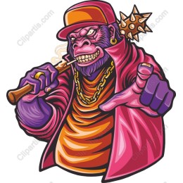Stylized Urban Gorilla