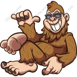 Cheerful Bigfoot