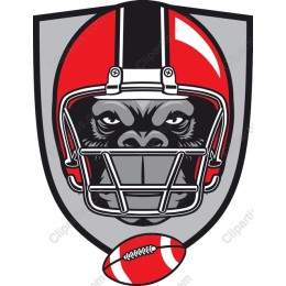 Gorilla Football Helmet
