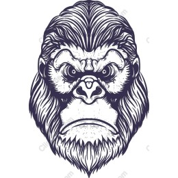 Majestic Gorilla Head