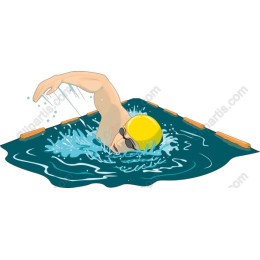 Vibrant Swimmer