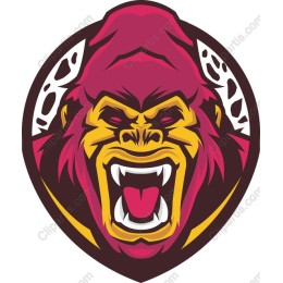 Fierce Gorilla Emblem