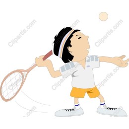Charming Young Tennis Player
