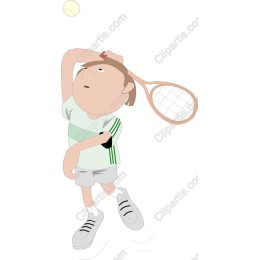 Charming Young Tennis Player