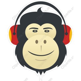 Playful Monkey Headphones