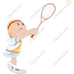Charming Young Tennis Player