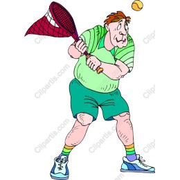 Cheerful Tennis Player