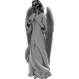 Praying Skeleton Angel
