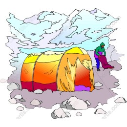 Colorful Camping Tent