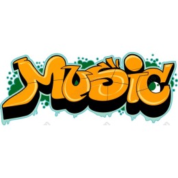 Vibrant Music Graffiti
