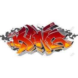 Vibrant BANG Graffiti