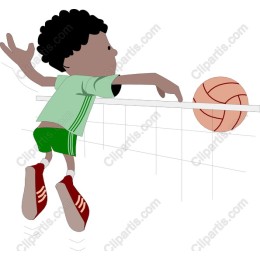 Dynamic Volleyball Player