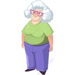 Charming Elderly Woman