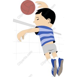 Dynamic Volleyball Player