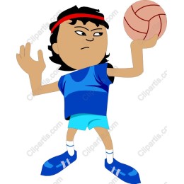 Energetic Young Basketball Player