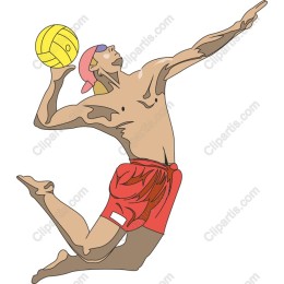 Dynamic Water Polo Player