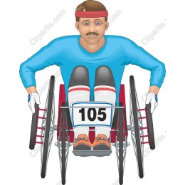 Dynamic Wheelchair Athlete