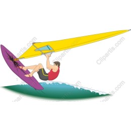 Vibrant Windsurfing Adventure