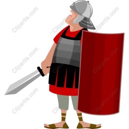 Vibrant Roman Soldier