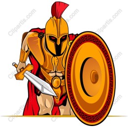 Dynamic Spartan Warrior