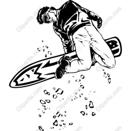 Dynamic Snowboarder
