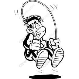 Joyful Jump Rope Character