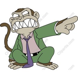 Playful Mischievous Monkey
