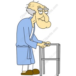 Quirky Elderly Man