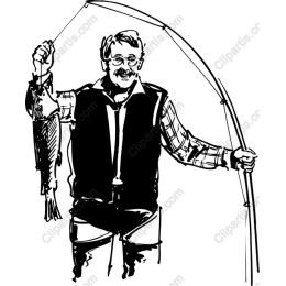 Fisherman with Catch