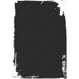 Black Brush Stroke Frame