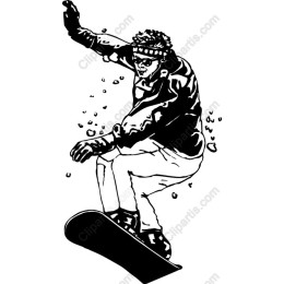 Dynamic Snowboarder