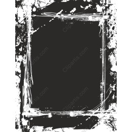  Grunge Frame - Edgy Black and White