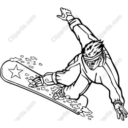 Dynamic Snowboarder