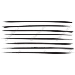 Black Brush Stroke Set